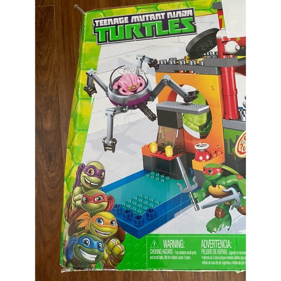 Mega Bloks Teenage Mutant Ninja Turtles Half Shell Heroes Turtle Lair Battle GUC - Picture 3 of 16